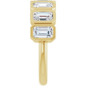 Bezel - Zella - 14K Yellow Gold 2 1/6 CTW Lab-Grown Diamond Anniversary Band