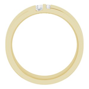 Classic - Oscar - 14K Yellow Gold 1/5 CTW Natural Diamond Band