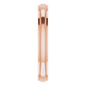 Unique - Ezra - 14K Rose Gold .05 CTW Lab-Grown Diamond Band