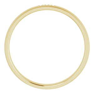 Unique - Ezra - 14K Yellow Gold .05 CTW Lab-Grown Diamond Band