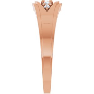 Classic - Graham - 14K Rose Gold 1/5 CTW Natural Diamond 5-Stone Band