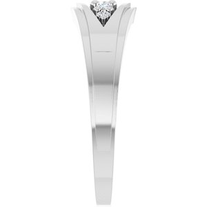 Classic - Graham - 14K White Gold 1/5 CTW Natural Diamond 5-Stone Band