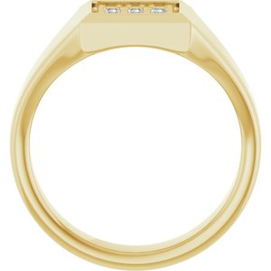 Classic - Cyrus - 14K Yellow Gold 1/4 CTW Natural Diamond Band