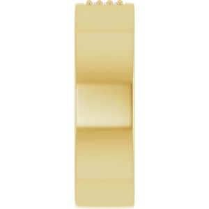 Classic - Jasper - 14K Yellow Gold .03 CTW Natural Diamond Band