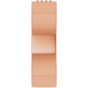 Classic - Jasper - 14K Rose Gold .03 CTW Natural Diamond Band