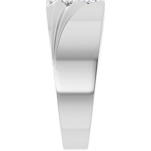 Unique - Jackson - 14K White Gold 1/5 CTW Lab-Grown Diamond Band