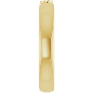 Diamond - Layla - 14K Yellow Gold .06 CT Lab Grown Diamond Band Size 12