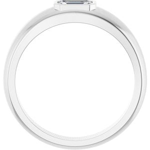 Diamond - Layla - Platinum 5/8 CTW Natural Diamond Band Size 11