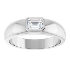 Diamond - Layla - 14K White Gold 5/8 CTW Natural Diamond Band Size 11