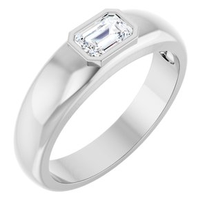 Diamond - Layla - Platinum 5/8 CTW Natural Diamond Band Size 11