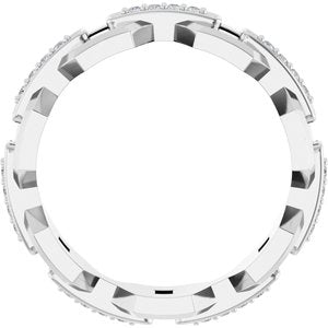 Classic - Kingston - Platinum 1/5 CTW Natural Diamond Band