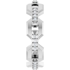Classic - Kingston - Platinum 1/5 CTW Natural Diamond Band
