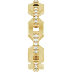 Classic - Kingston - 14K Yellow Gold 1/5 CTW Natural Diamond Band