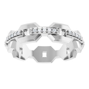 Classic - Kingston - Platinum 1/5 CTW Lab-Grown Diamond Band