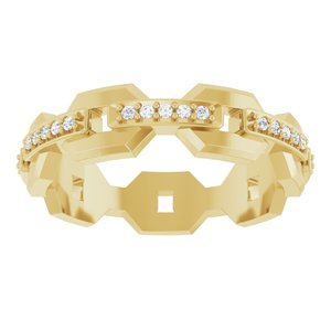 Classic - Kingston - 14K Yellow Gold 1/5 CTW Natural Diamond Band
