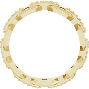 Classic - Kingston - 14K Yellow Gold 1/5 CTW Natural Diamond Band