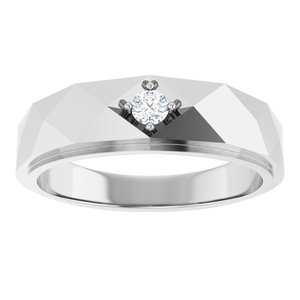 Unique - Atlas - Platinum 1/10 CTW Lab-Grown Diamond Band