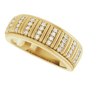 Classic - Anthony - 14K Yellow Gold 1/4 CTW Lab-Grown Diamond Band