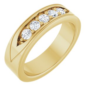 Unique - Owen - 14K Yellow Gold 1/2 CTW Lab-Grown Diamond Band