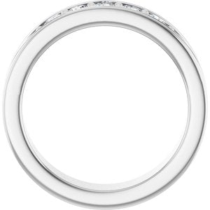 Unique - Owen - 14K White Gold 1/2 CTW Lab-Grown Diamond Band