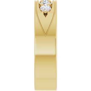 Unique - Owen - 14K Yellow Gold 1/2 CTW Natural Diamond Band