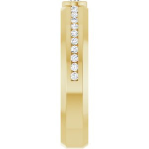 Unique - Luca - 14K Yellow Gold 1/4 CTW Natural Diamond Band