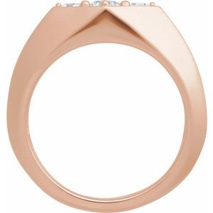 Classic - August - 14K Rose Gold 1/2 CTW Lab-Grown Diamond Band
