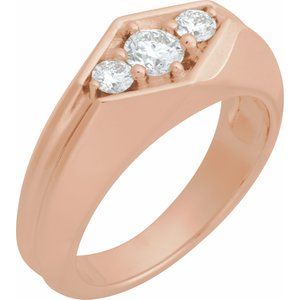 Classic - August - 14K Rose Gold 1/2 CTW Lab-Grown Diamond Band