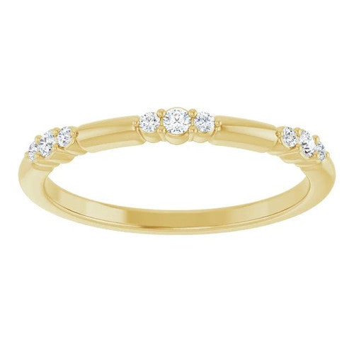 14K Gold 1/8 CTW Diamond Stackable Ring 14K Yellow Gold