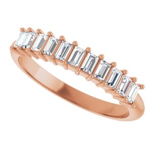New Trends - Elodie - 14K Rose Gold 1/3 CTW Lab-Grown Diamond Anniversary Band