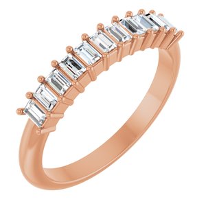New Trends - Elodie - 14K Rose Gold 1/3 CTW Lab-Grown Diamond Anniversary Band