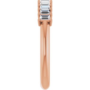 New Trends - Elodie - 14K Rose Gold 1/3 CTW Lab-Grown Diamond Anniversary Band