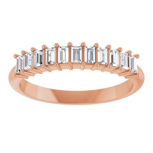 New Trends - Elodie - 14K Rose Gold 1/3 CTW Lab-Grown Diamond Anniversary Band