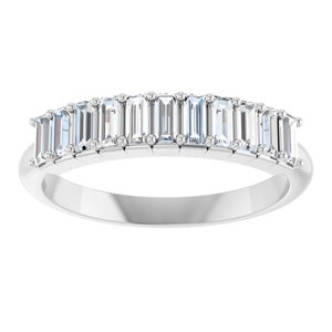 New Trends - Elodie - Platinum 1/2 CTW Lab-Grown Diamond Anniversary Band