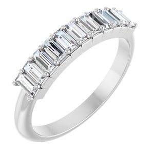 New Trends - Elodie - Platinum 1/2 CTW Lab-Grown Diamond Anniversary Band