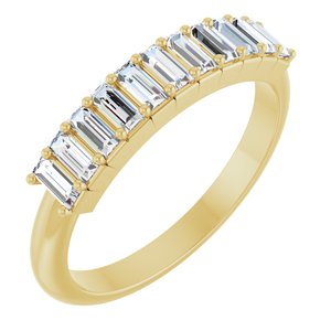 New Trends - Elodie - 14K Yellow Gold 1/2 CTW Lab-Grown Diamond Anniversary Band