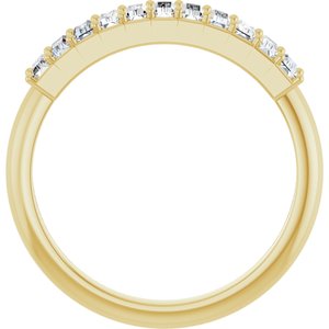 New Trends - Elodie - 14K Yellow Gold 1/2 CTW Lab-Grown Diamond Anniversary Band