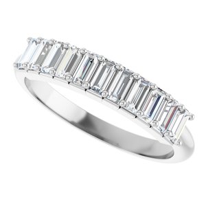 New Trends - Elodie - 14K White Gold 1/2 CTW Lab-Grown Diamond Anniversary Band