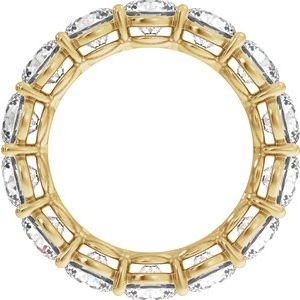 Test-naveen- 14K Yellow Gold 4 3/8 CTW Natural Diamond Low Profile Eternity Band