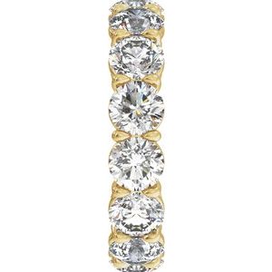 Test-naveen- 14K Yellow Gold 4 3/8 CTW Natural Diamond Low Profile Eternity Band
