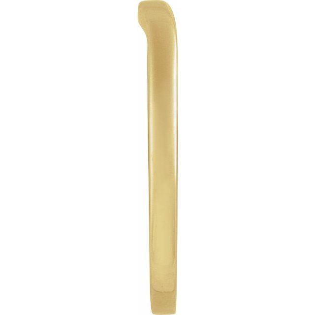 14K Yellow Band for 5.2 mm Round Ring