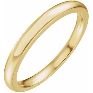Modern - demo -1 14K Yellow Gold  Band