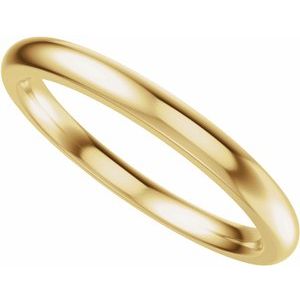 Modern - demo -1 14K Yellow Gold  Band