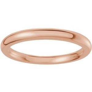 Modern - demo -1 14K Rose Gold Bands