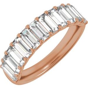 New Trends - Nadine - 14K Rose Gold 2 1/4 CTW Lab-Grown Diamond Anniversary Band