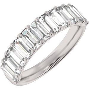 New Trends - Nadine - 14K White Gold 2 1/4 CTW Lab-Grown Diamond Anniversary Band