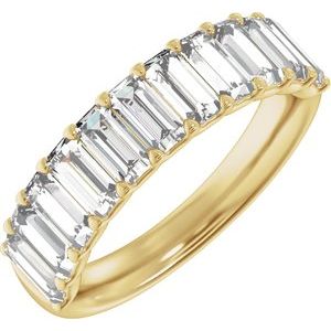 New Trends - Nadine - 14K Yellow Gold 2 1/4 CTW Lab-Grown Diamond Anniversary Band