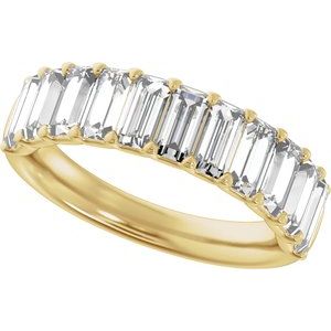 New Trends - Nadine - 14K Yellow Gold 2 1/4 CTW Lab-Grown Diamond Anniversary Band