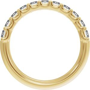 New Trends - Nadine - 14K Yellow Gold 2 1/4 CTW Lab-Grown Diamond Anniversary Band