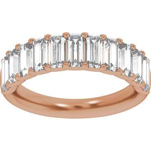 New Trends - Nadine - 14K Rose Gold 2 1/4 CTW Lab-Grown Diamond Anniversary Band